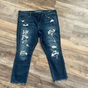 American Eagle Super Stretch Crop Size 20